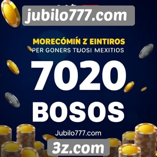 Promoções e bônus disponíveis no site jubilo777.com